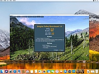 Zrzut ekranu 2018-06-14 o 09.43.38  Test grafiki Intel UHD 630 programem Unigine Valley Benchmark 1.0 . Ustawienia 1280x720 Basic .